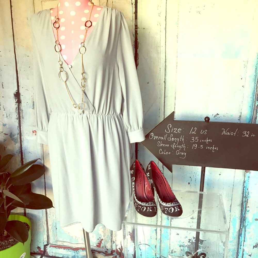 H&M gray dress